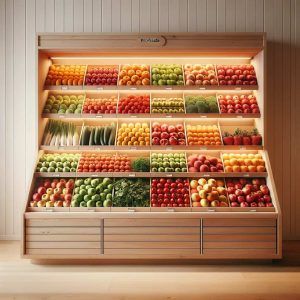 estantería para frutería