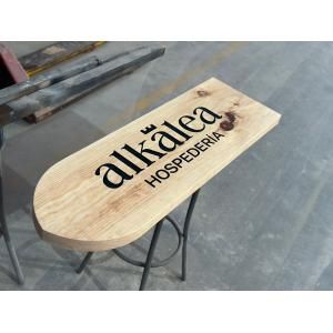 cartelería en madera
