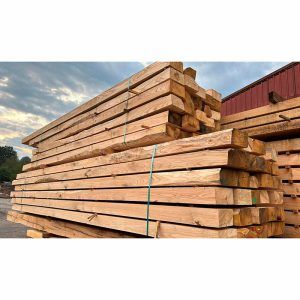 vigas madera maciza castaño